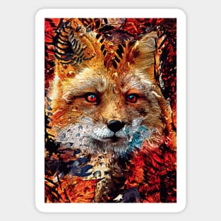 Fox sacred animal vector Sticker